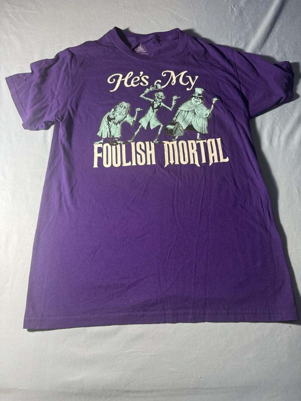Disney Haunted Mansion T-Shirt Size S Purple